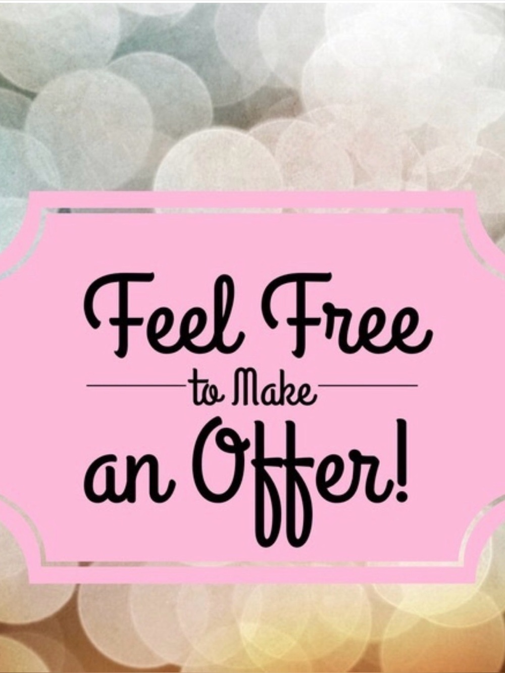 Accepting reasonable offers!